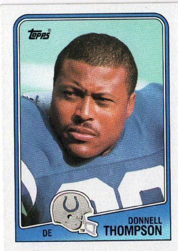 Donnell Thompson INDIANAPOLIS COLTS Donnell Thompson 126 TOPPS NFL 1988 American
