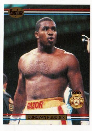 Donovan Ruddock Donovan Razor Ruddock 2 RINGLORDS 1991 Boxing Trading Card
