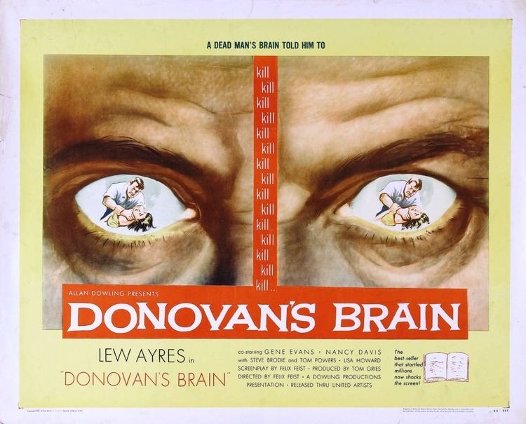 Donovan's Brain (film) Donovans Brain film 1953 HORRORPEDIA