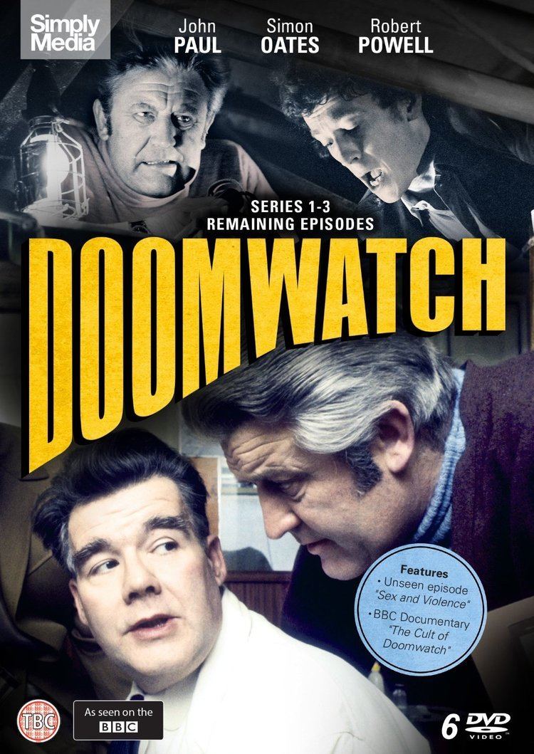 Doomwatch Doomwatch DVD cover published Survivors A World Away news