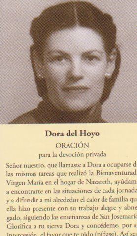 Dora del Hoyo Dora del Hoyo Opus Dei today