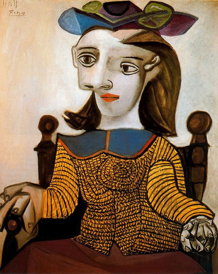 Dora Maar The yellow shirt Dora Maar Pablo Picasso WikiArtorg