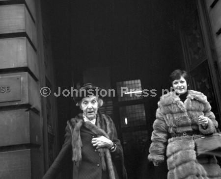 Dora Noyce Dora Noyce leaves Edinburgh Sheriff Court in December 1976 Dora was