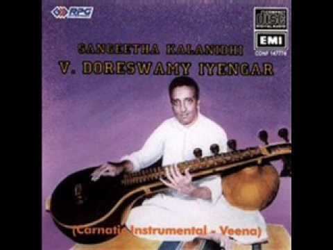 Doraiswamy Iyengar Mysore V Doraiswamy Iyengar Saraswati Veena Tillana
