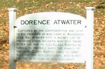 Dorence Atwater Dorence Atwater Monument site photos