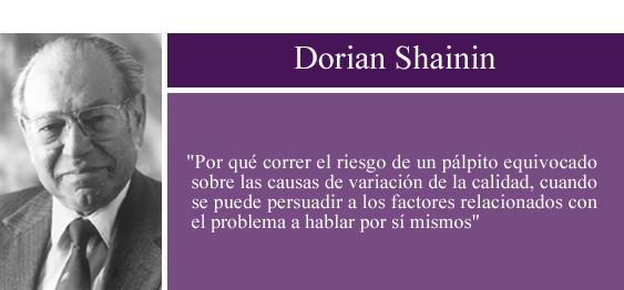 Dorian Shainin Departamento de Ingeniera Industrial UNAM