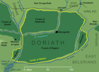 Doriath The Encyclopedia of Arda Doriath