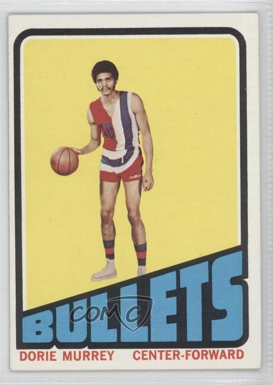 Dorie Murrey 197273 Topps 61 Dorie Murrey Washington Bullets Basketball Card eBay