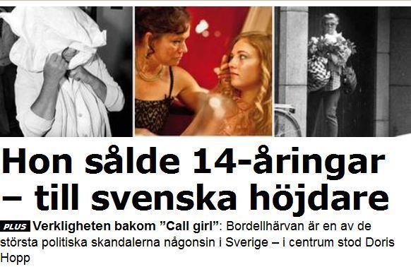 Doris Hopp Varfr glorifierar Aftonbladet en bordellmamma som slde