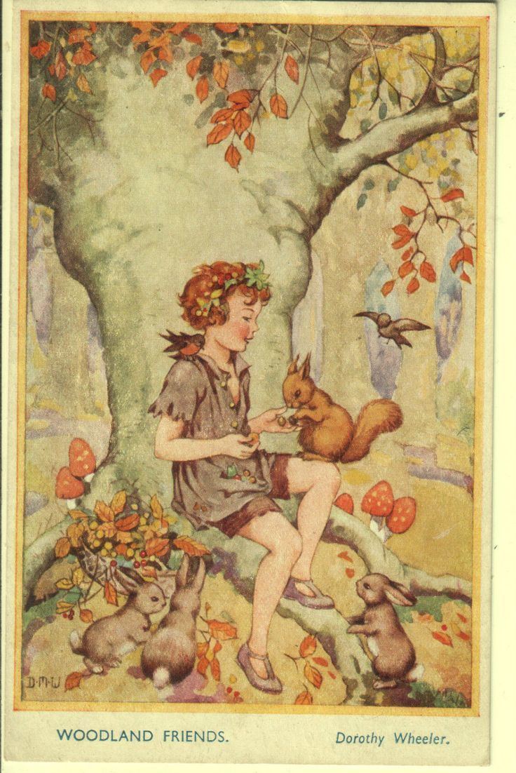 Dorothy M. Wheeler Dorothy Wheeler The Fairy Swing Watercolour 1920 British Fairy