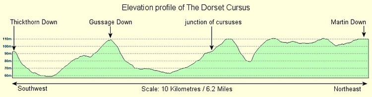 Dorset Cursus The Dorset Cursus East of Sixpenny Handley Dorset