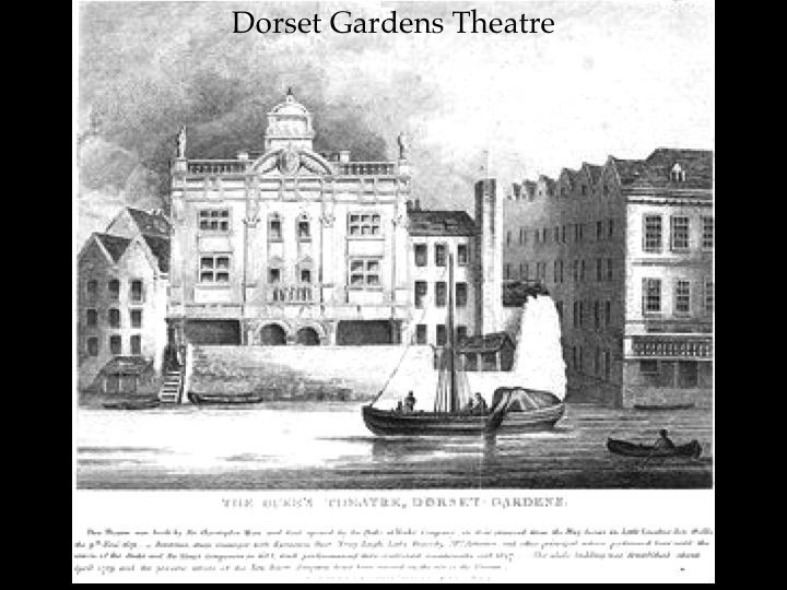 Dorset Garden Theatre The History of Theatre According to Dr Jack The Theatre of the