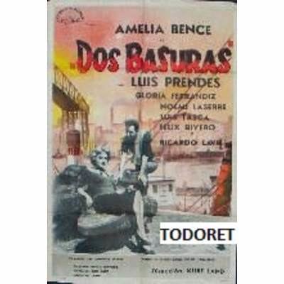 Dos basuras Afiche De Cine Dos Basuras Con Amelia Bence Ao 1958 185000 en