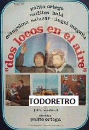 Dos locos en el aire Afiche Dos Locos En El Aire Palito Ortega Carlitos Bala 1976 682