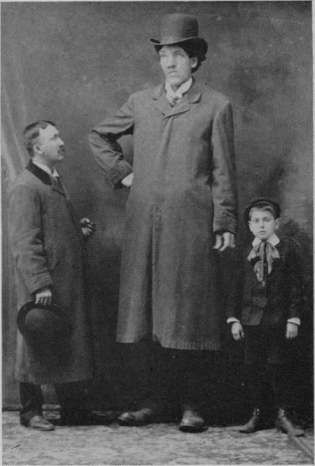 Édouard Beaupré Edouard Beaupr The tallest man Canada Le Geant Beaupre