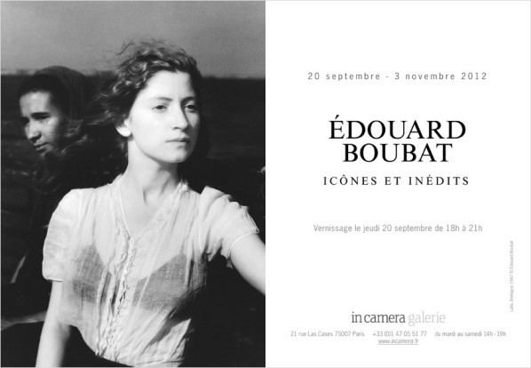 Édouard Boubat Exposition la galerie in camera Edouard Boubat