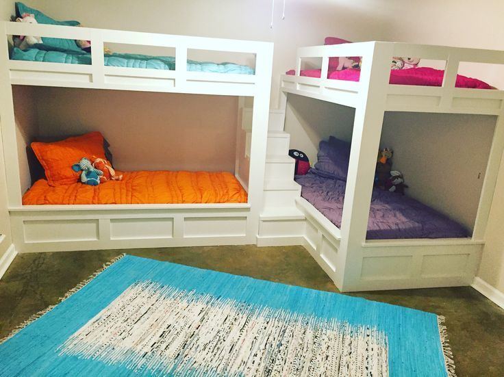 Double Bunk Best 25 Double bunk beds ideas on Pinterest Four bunk beds Bunk