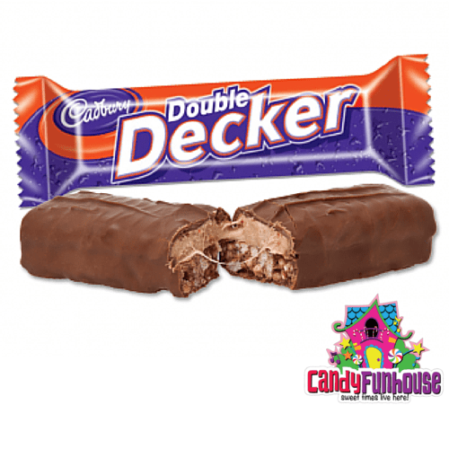 Double Decker (chocolate bar) Double Decker British Chocolate Bar Cadbury UK CandyFunhouseca