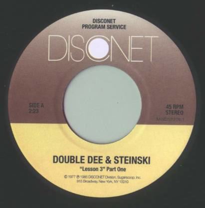 Double Dee and Steinski Double Dee amp Steinski Lesson 3 7 INCH DISCONET
