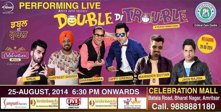 Double Di Trouble Meet the star cast of movie Double Di Trouble on 25 August 2014 at