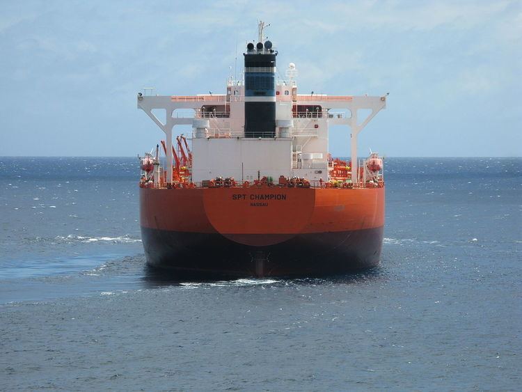Double-hulled tanker