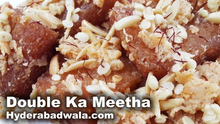 Double ka meetha Double Ka Meetha Recipe Video How to Make Hyderabadi Double Ka