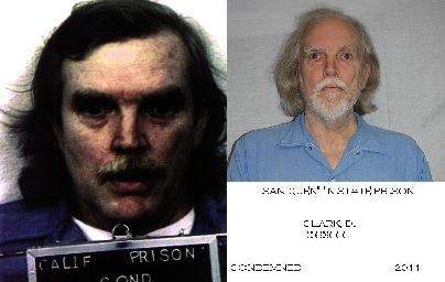 Doug Clark with a younger and current mugshot.