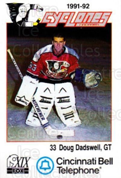 Doug Dadswell Center Ice Collectibles Doug Dadswell Hockey Cards