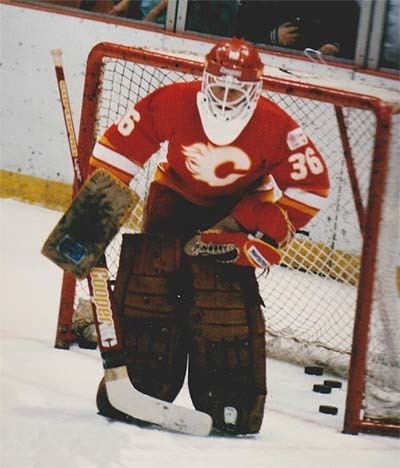 Doug Dadswell Calgary Flames goaltending history Doug Dadswell