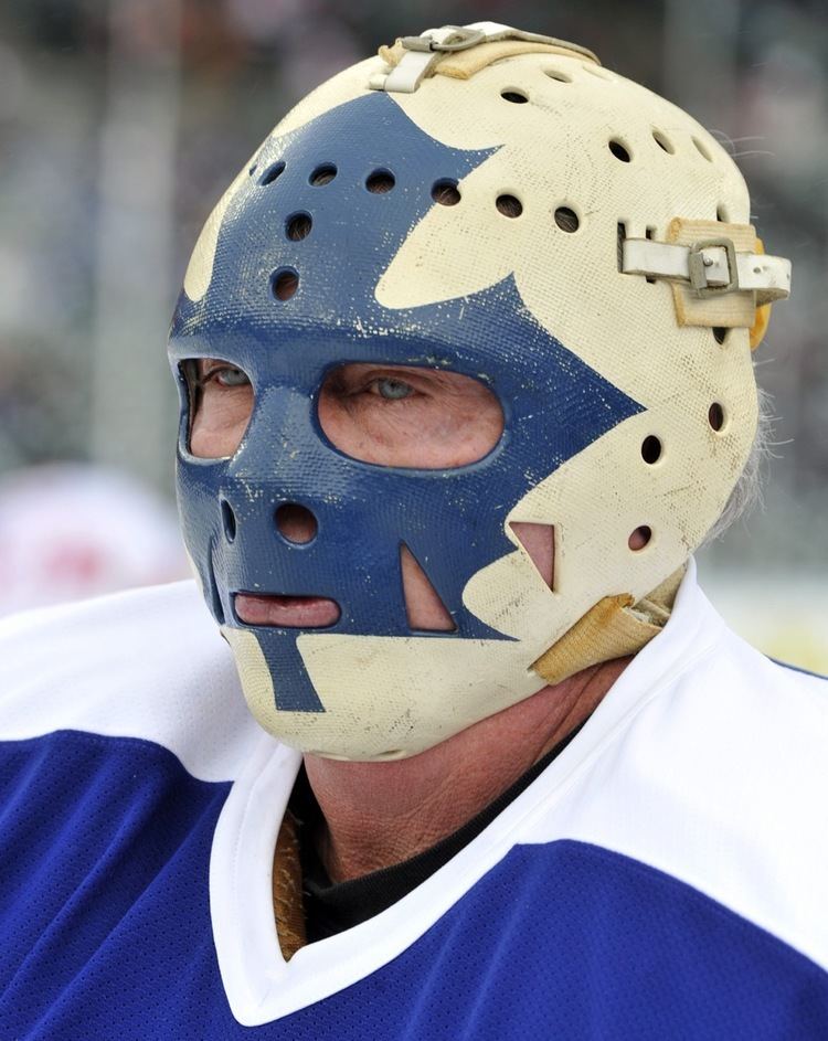 Doug Favell Doug Favell Game Used Mask Toronto Maple Leafs