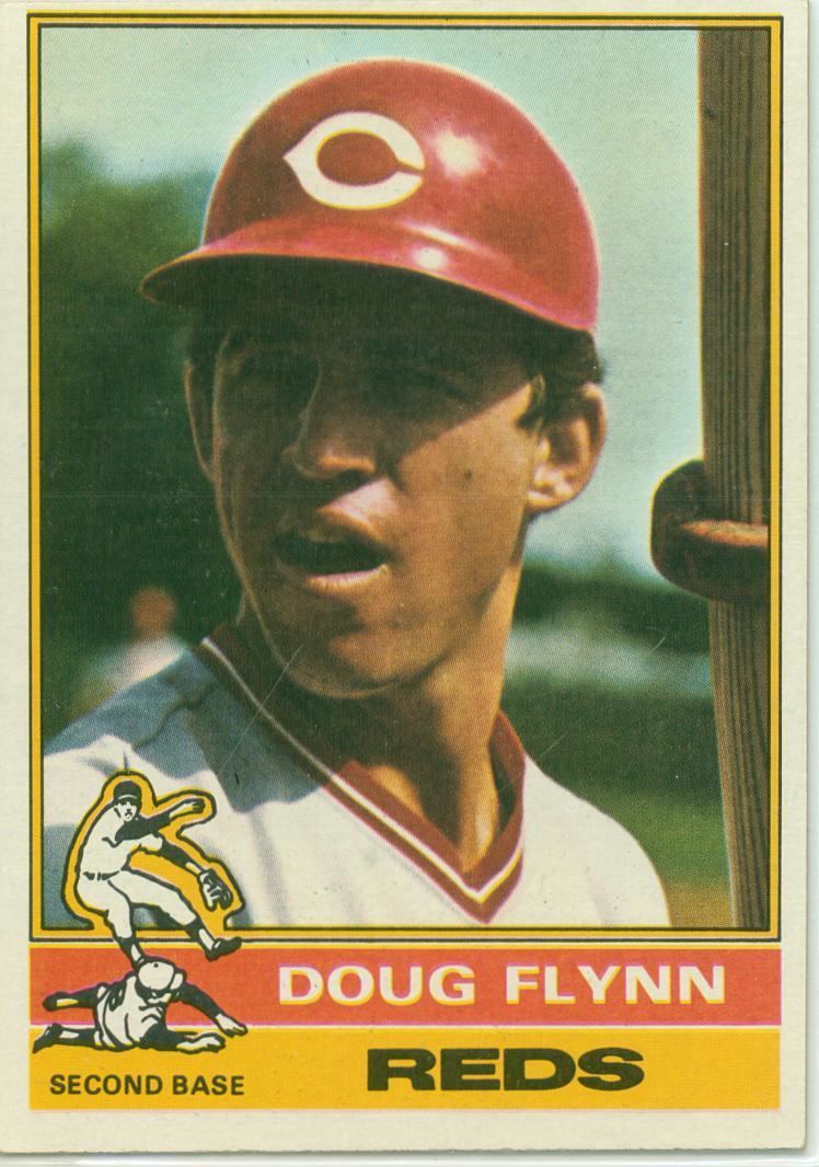 Doug Flynn 1976 Cincinnati Reds Team Set 30Year Old Cardboard Page 3