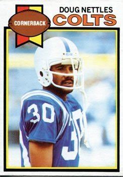 Doug Nettles 1979 Topps Regular Football Card 171 Doug Nettles of the