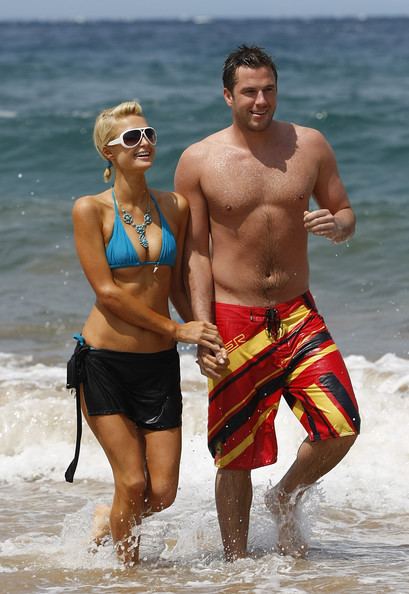 Doug Reinhardt Paris Hilton and Doug Reinhardt On The Beach in Maui