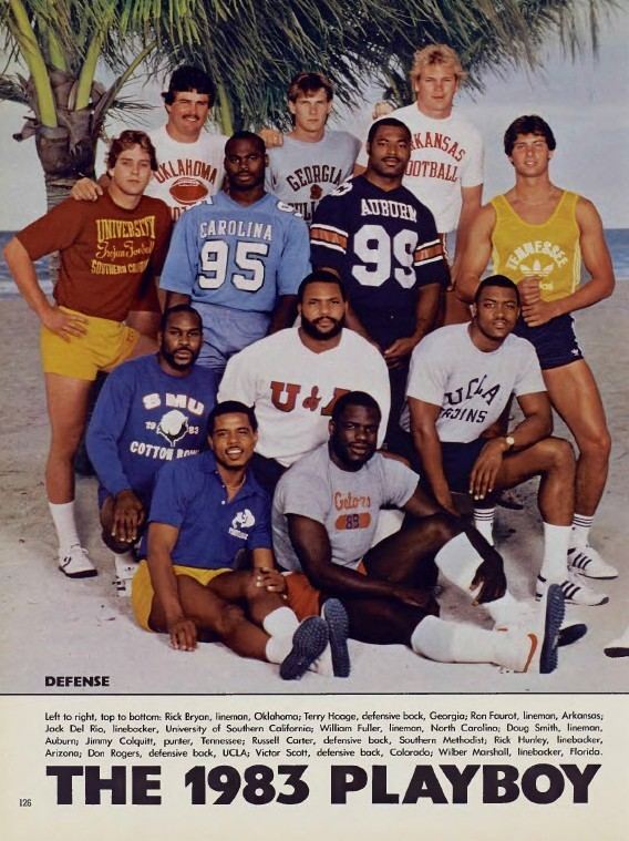 Doug Smith (offensive lineman) Doug Smith1983 Playboy AllAmerican Auburn Football Pinterest
