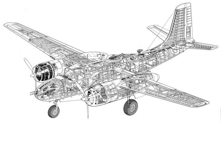 Douglas A-26 Invader Douglas A26 B26 Invader A26A Counter Invader RC Groups