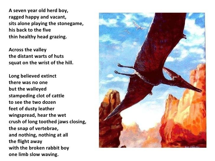 Douglas Livingstone (poet) Pteranodon Douglas Livingstone