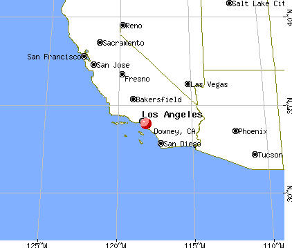 Downey, California Downey California CA profile population maps real estate