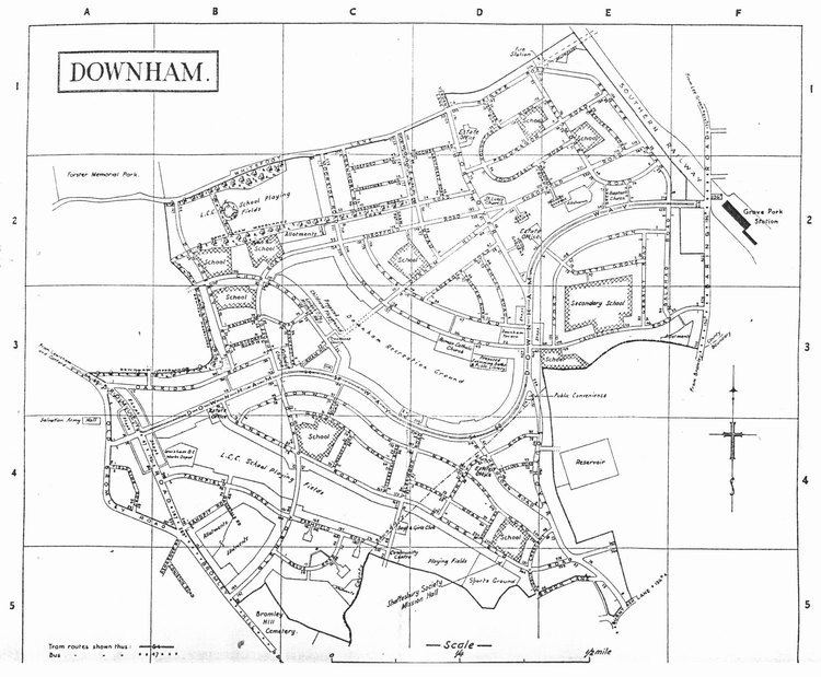 Downham Estate Map of the Downham Estate 1934 Ideal Homes