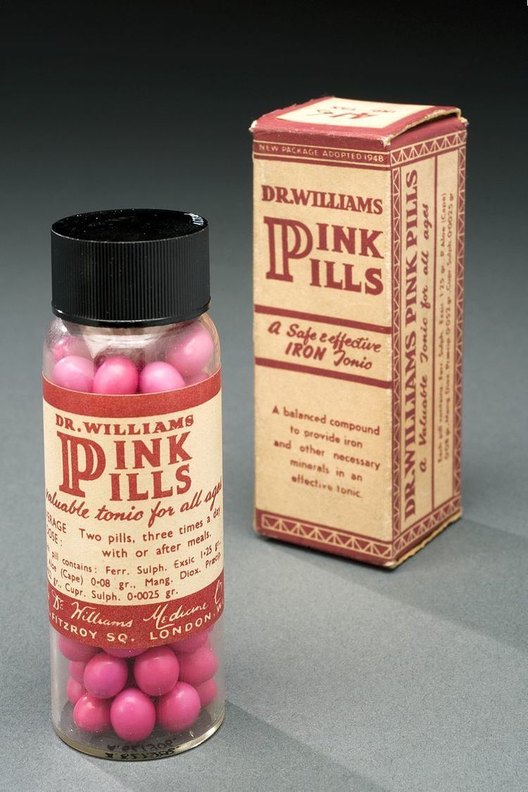 Dr. Williams' Pink Pills for Pale People