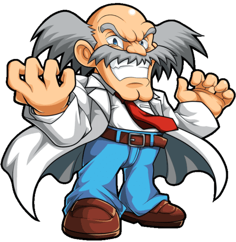 Dr. Wily Dr Wily from Mega Man Game Art Gallery