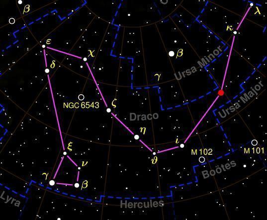 Draco (constellation) Draco Constellation Facts About the Dragon