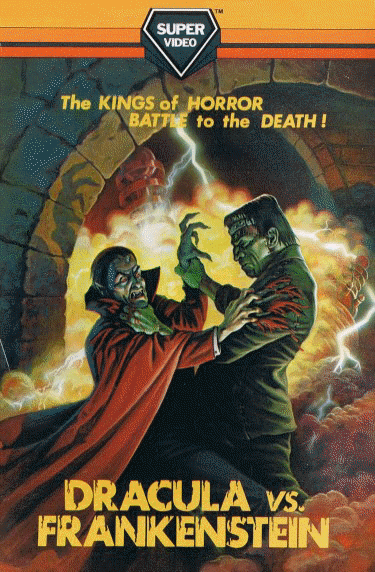 Dracula vs. Frankenstein Terror Tape of the Day Dracula vs Frankenstein HorrorsNotDead