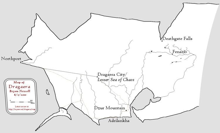 Dragaera The Map of Dragaera