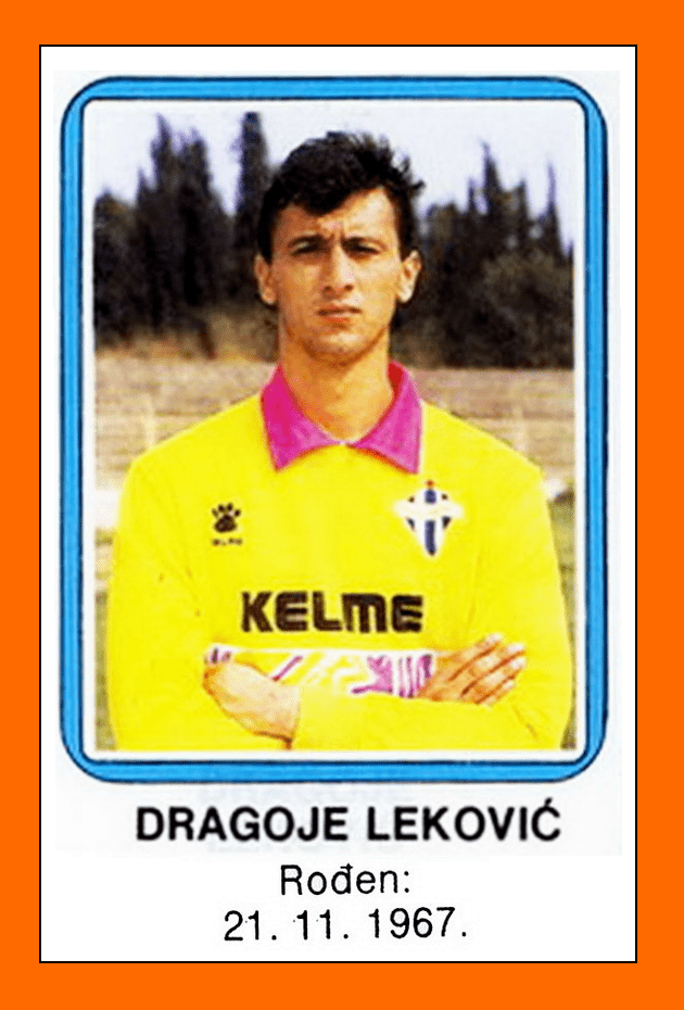 Dragoje Leković Old School Panini La Yougoslavie championne du monde des moins de