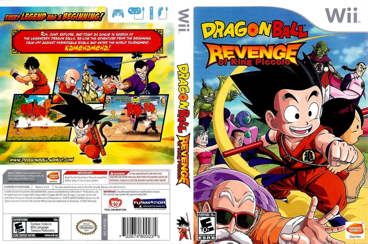 Dragon Ball: Revenge of King Piccolo artgametdbcomwiicoverfullHQUSR7GEAFpng
