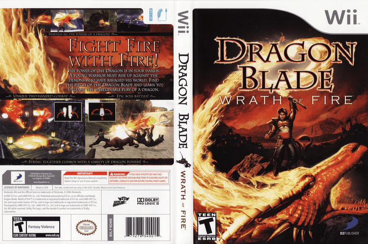 Dragon Blade: Wrath of Fire  (Wii) Gameplay 