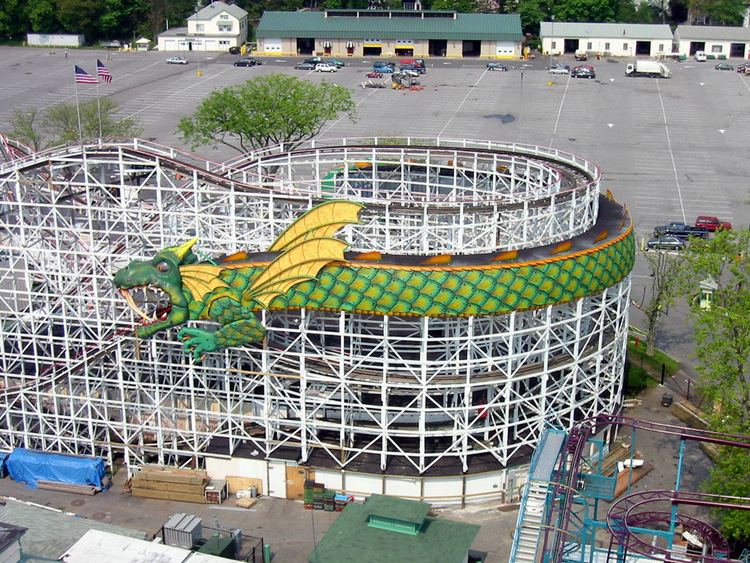 Dragon Coaster (Playland) Playland Park Rye New York The Dragon Coaster Roller Coasters