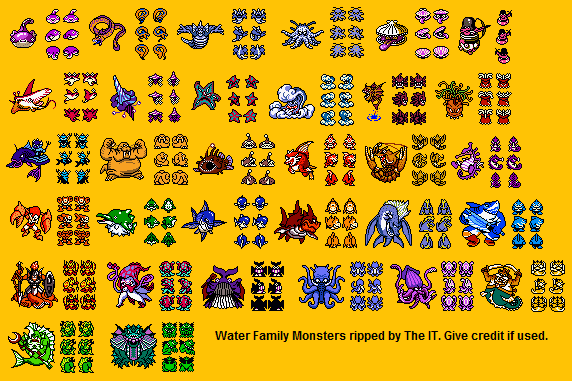Dragon Warrior Monsters 2 Dragon Warrior Monsters 2 Sprite Sheets Realm of Darknessnet
