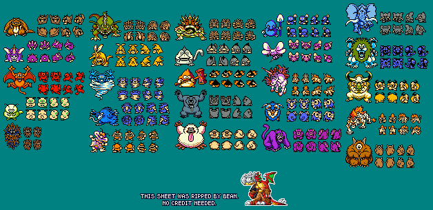 Dragon Warrior Monsters Dragon Warrior Monsters Sprite Sheets Realm of Darknessnet