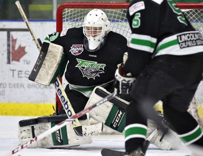 Drayton Valley Thunder Thunder struck by unflappable rookie Local Sports Okotoks